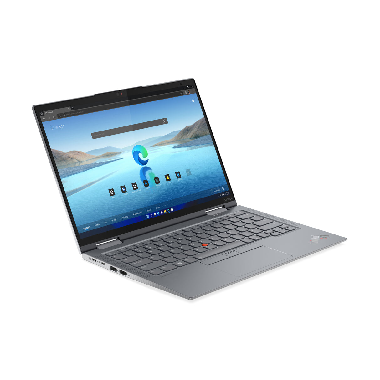 T1A Lenovo ThinkPad X1 Yoga Gen 8 Refurbished Intel® Core™ i5 i5-1345U Hybrid (2-i-1) 35,6 cm (14") Berøringsskærm WUXGA 32 GB LPDDR5-SDRAM 512 GB SSD Windows 11 Pro Grå
