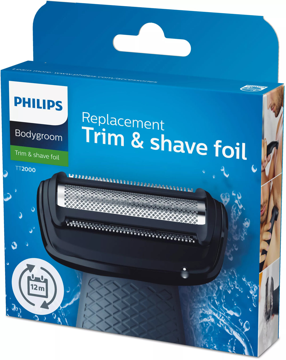 Philips Bodygroom replacement foil TT2000/43 Folie til udskiftning