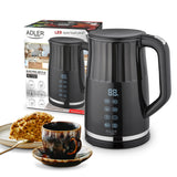 Adler AD 1350 elkedel 1,7 L 1850 W Sort