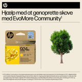 HP 924e EvoMore Gul 800 sider Blæk 4K0U9NE