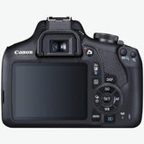 Canon EOS 2000D + EF-S 18-55mm f/3.5-5.6 III SLR kamerasæt 24,1 MP CMOS 6000 x 4000 pixel Sort
