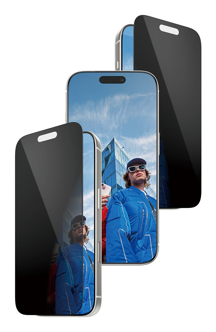 PanzerGlass ® 2-Way Privacy Skærmbeskyttelse iPhone 17 Pro | Ultra-Wide Fit m. Fastfit in-a-box