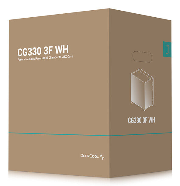 DeepCool CG330 3F WH Tower Hvid
