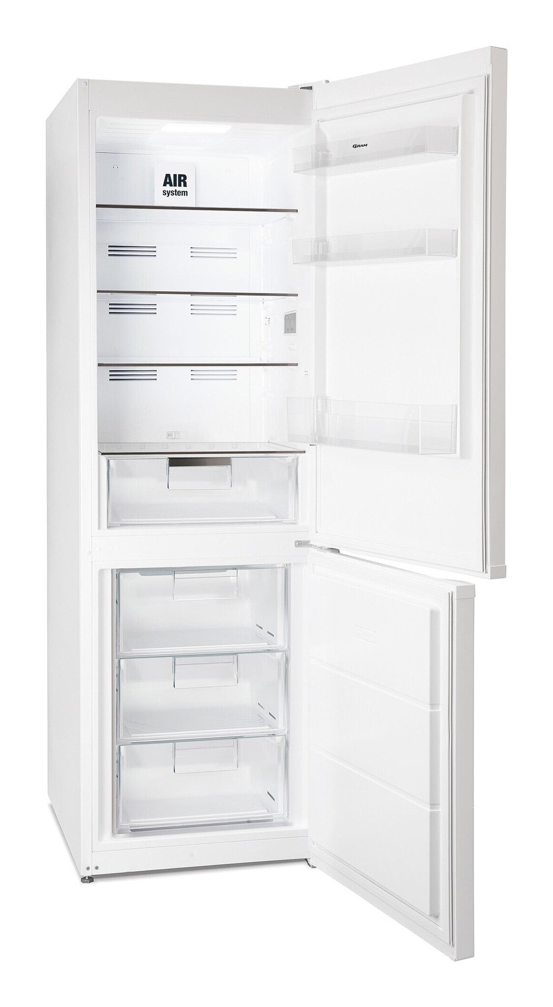 Gram KF 411864 N-2 køle-/fryseskab Fritstående 295 L Hvid