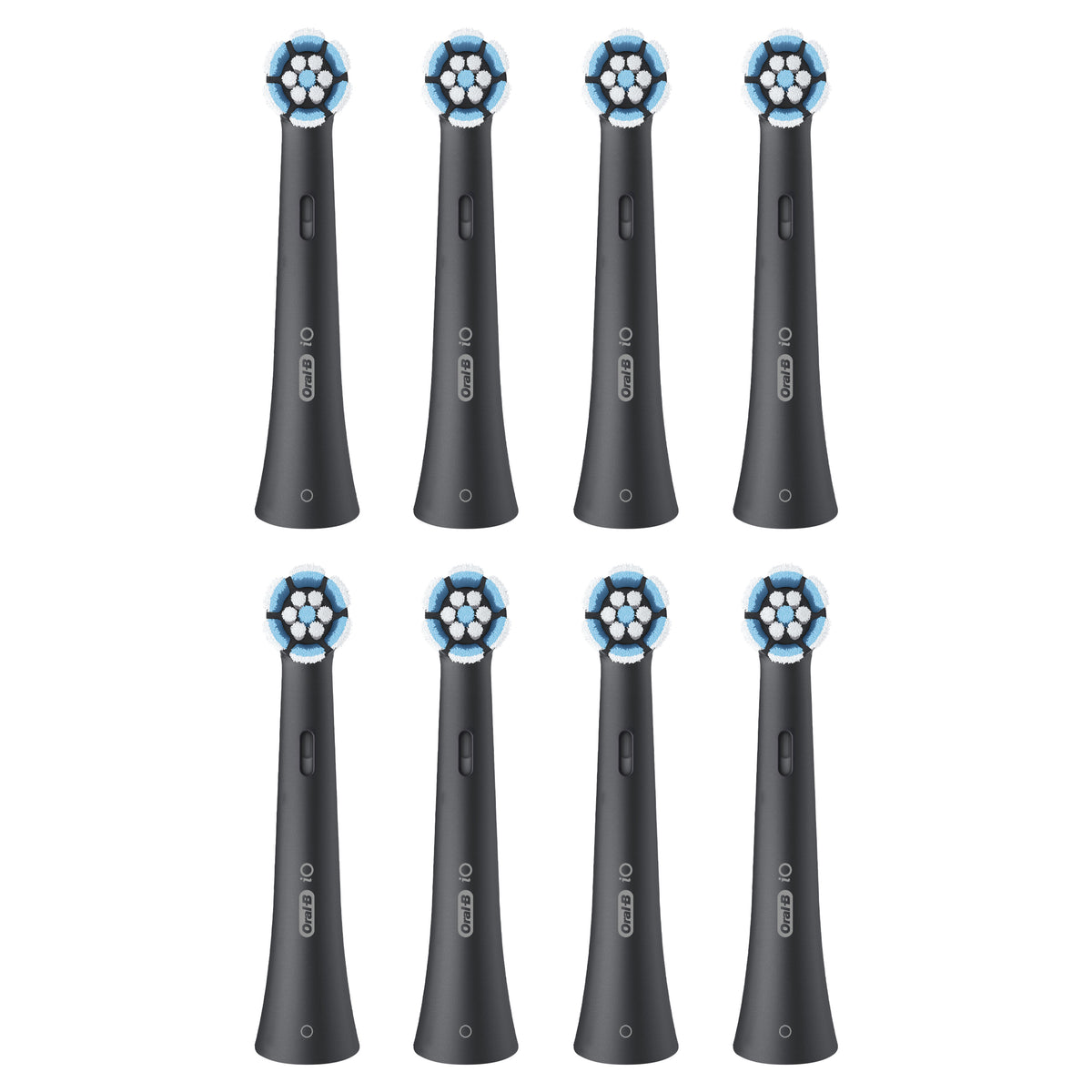 Oral-B iO Gentle Care Børstehoveder Sort, 8 stk.