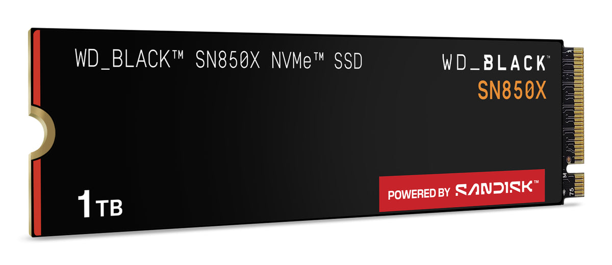 WD_BLACK SN850X NVMe SSD Solid state-drev WDS100T2X0E 1TB M.2 PCI Express 4.0 x4 (NVMe)