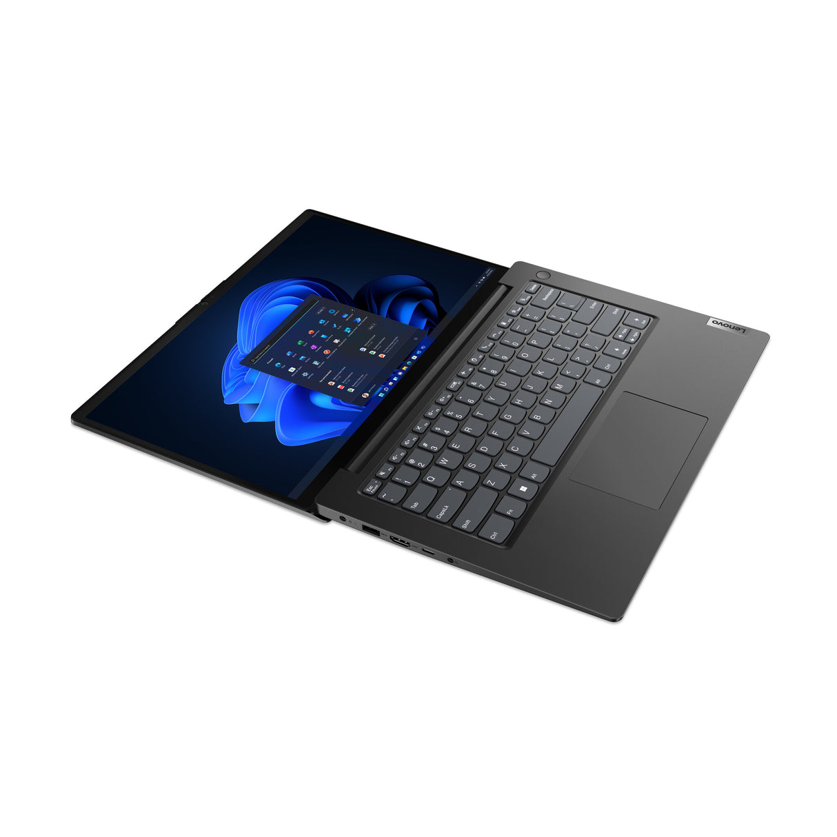 Lenovo V14 G4 ABP AMD Ryzen™ 7 7730U Laptop 35,6 cm (14") Fuld HD 16 GB DDR4-SDRAM 512 GB SSD Wi-Fi 6 (802.11ax) Windows 11 Home Nordisk Sort