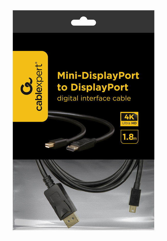 Cablexpert CCP-MDP2-6 DisplayPort kabel 1,8 m Mini DisplayPort Sort