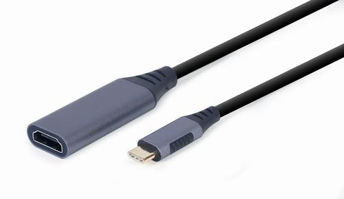 Cablexpert A-USB3C-HDMI-01 videokabel adapter 0,15 m USB Type-C Grå