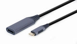 Cablexpert A-USB3C-HDMI-01 videokabel adapter 0,15 m USB Type-C Grå