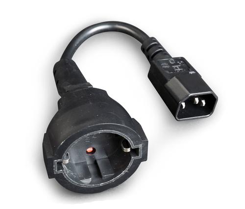 Cablexpert Conexion Shucko hembra a IEC C14 macho 0.15mts