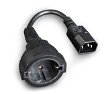 Cablexpert Conexion Shucko hembra a IEC C14 macho 0.15mts