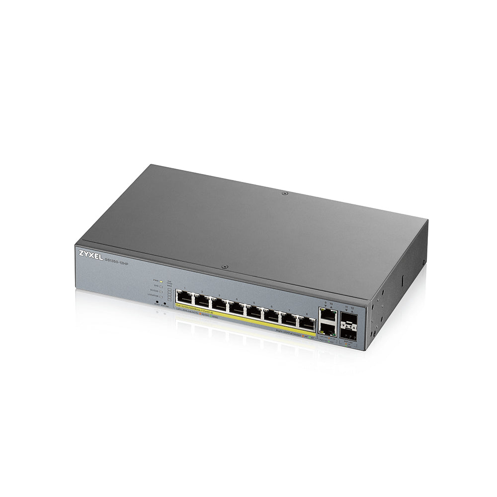 Zyxel GS1350-12HP Switch 8-porte Gigabit PoE+