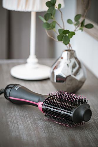 Camry Premium CR 2025 hair styling tool Hot air brush Warm Black, Pink 1200 W 1.75 m