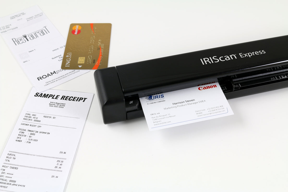 I.R.I.S. IRIScan Express 4 Skanner med papir-tilførsel 1200 x 1200 dpi A4 Sort