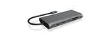 ICY BOX IB-DK4050-CPD Wired USB 3.2 Gen 1 (3.1 Gen 1) Type-C Anthracite