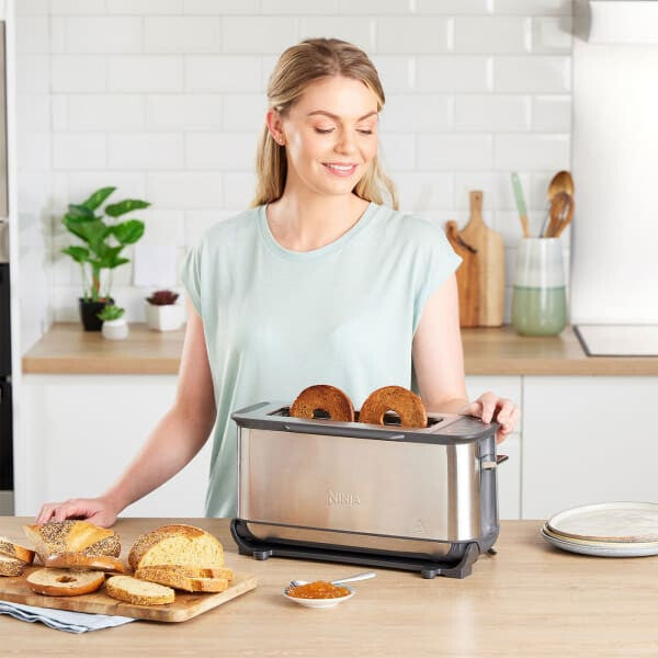 Ninja ST202EU brødrister 7 2 skive(r) 2400 W Sølv