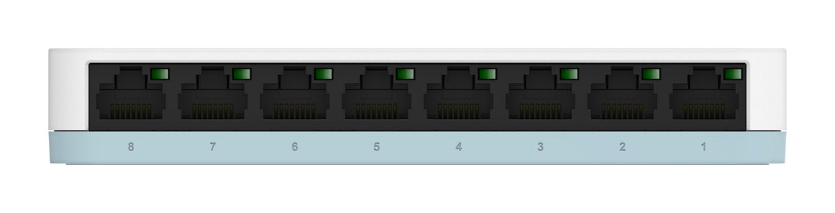 D-Link DGS-1008D/E netværksswitch Ikke administreret Gigabit Ethernet (10/100/1000) Hvid