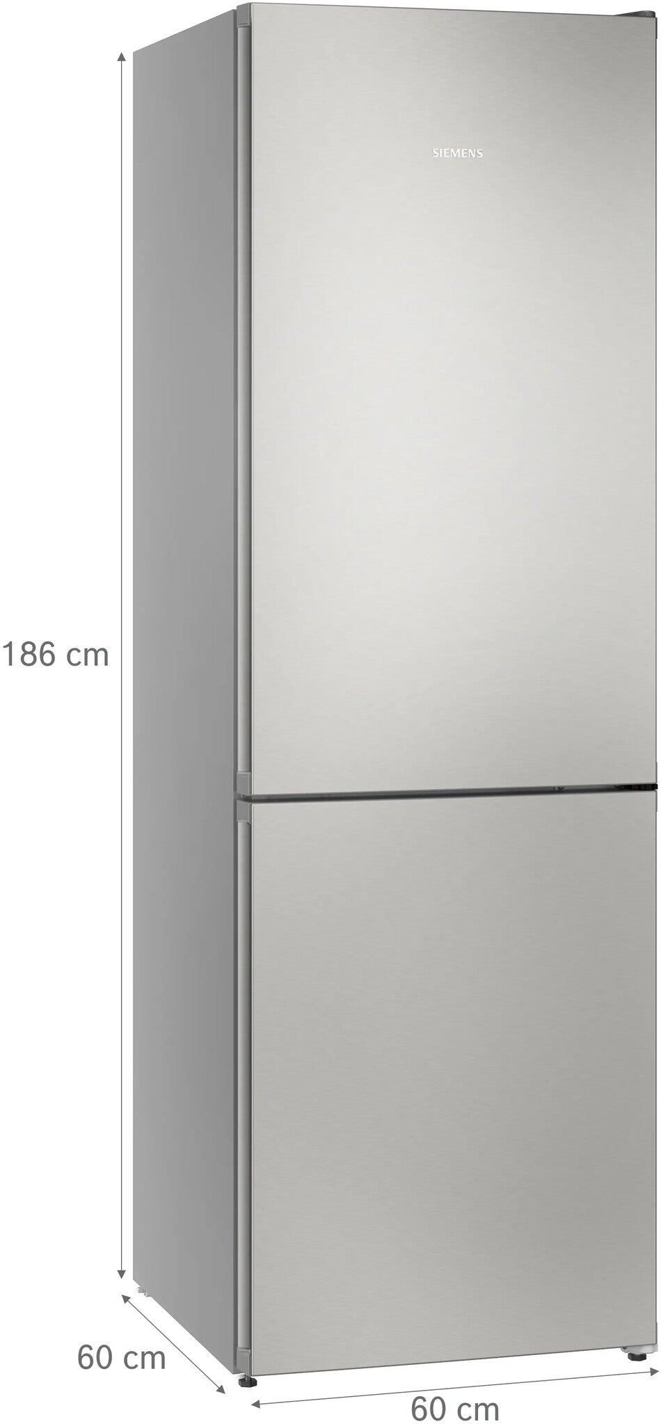 Siemens iQ300 KG36NVIDG køle-/fryseskab Fritstående 321 L Rustfrit stål