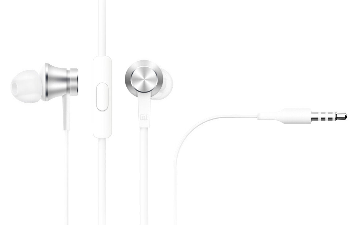 Xiaomi Mi In-Ear Headphones Basic Headset Ledningsført I ørerne Opkald/musik Sølv, Hvid