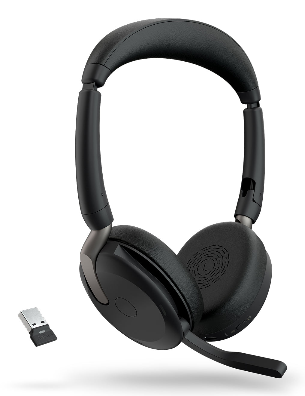 Jabra Evolve2 65 Flex UC Stereo Trådløs Høretelefoner Sort