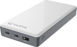 Varta Energy Powerbank 20000mAh 15Watt 2xUSB-A 1xUSB-C Hvid