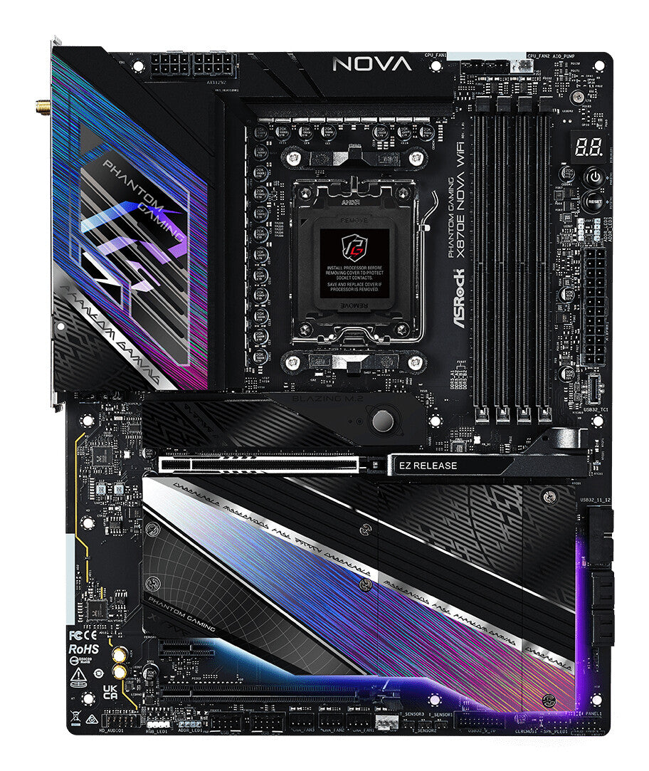 ASRock Phantom Gaming X870E NOVA WiFi ATX Socket AM5 AMD X870E