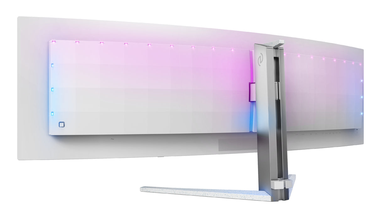 Philips Evnia 8000 49M2C8900/00 computerskærm 124,2 cm (48.9") 5120 x 1440 pixel Dual QHD QD-OLED Hvid