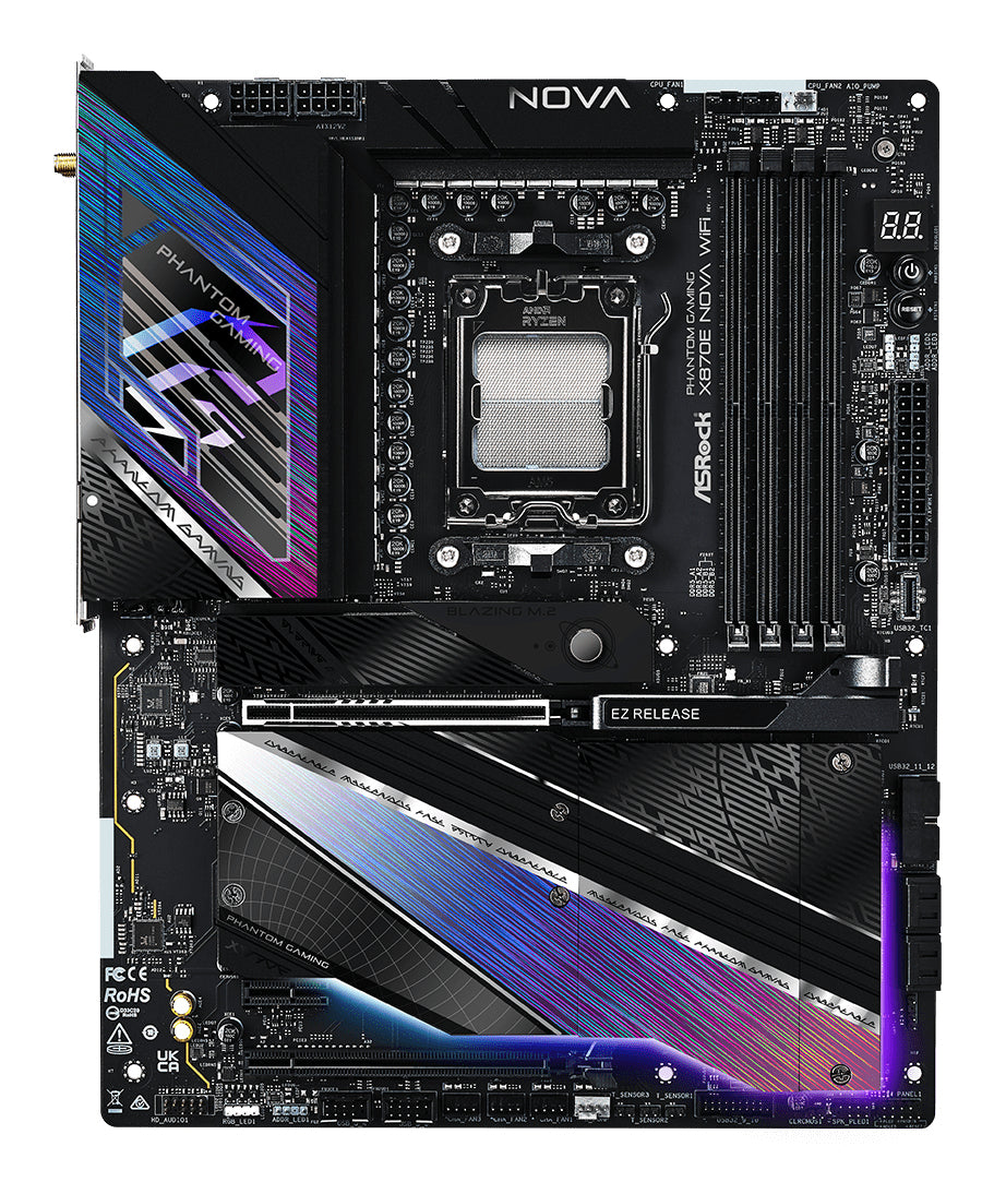 ASRock Phantom Gaming X870E NOVA WiFi ATX Socket AM5 AMD X870E