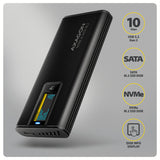 Axagon EEM2-SD2B drevkabinet SSD kabinet Sort M.2