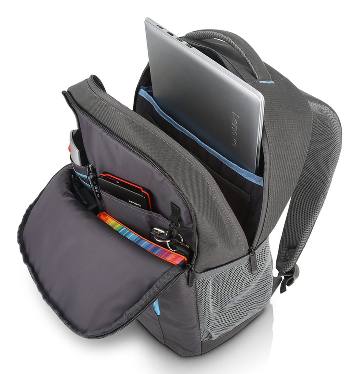 Lenovo B515 39,6 cm (15.6") Rygsæk Sort, Grå