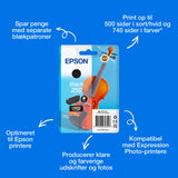 Epson Enkeltpakke, sort 250 Violin Claria Photo HD-blæk