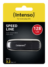 Intenso Speed Line USB-nøgle 128 GB USB Type-A 3.2 Gen 1 (3.1 Gen 1) Sort