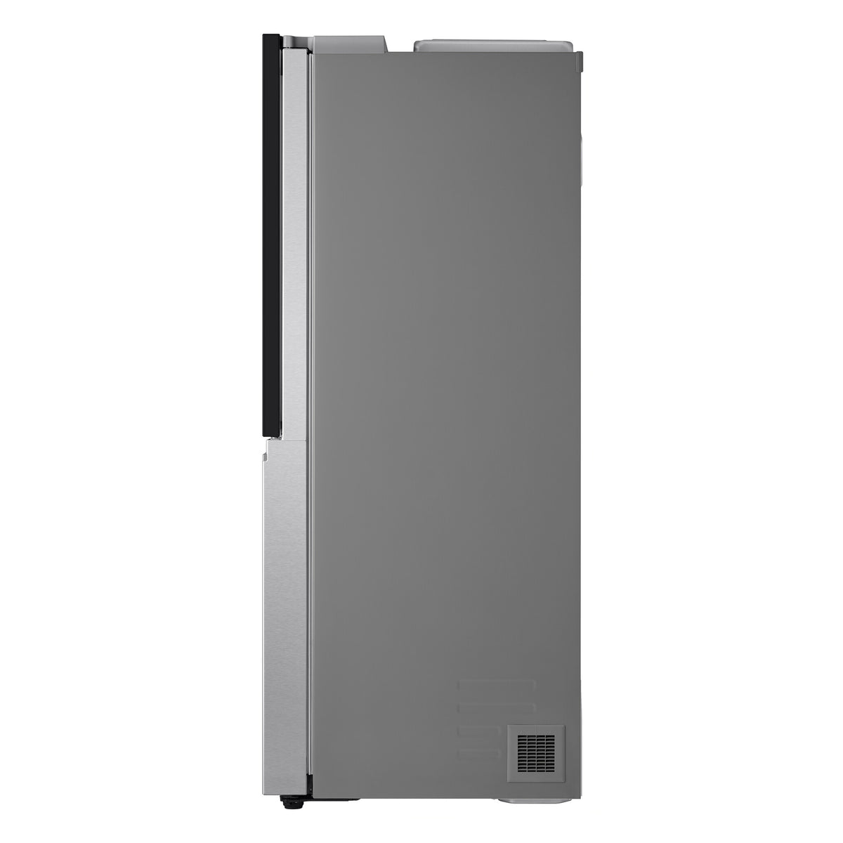 LG InstaView GSXV90BSAE side-by-side køle-fryseskab Fritstående 635 L Rustfrit stål