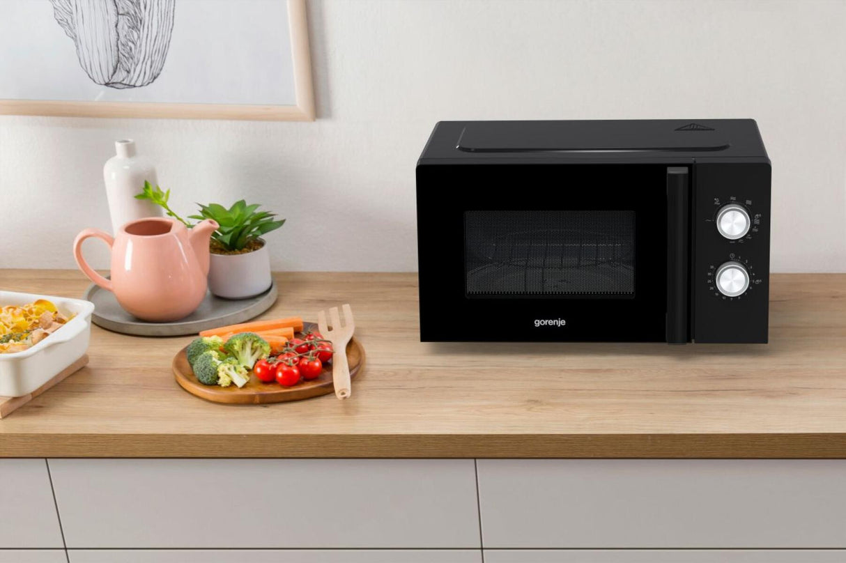 Gorenje MO20E2BH Sort Grill mikroovn Bordplade 20 L 800 W