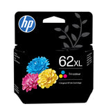 HP 62 Farve (cyan, magenta, gul) 165 sider Blæk C2P06AE