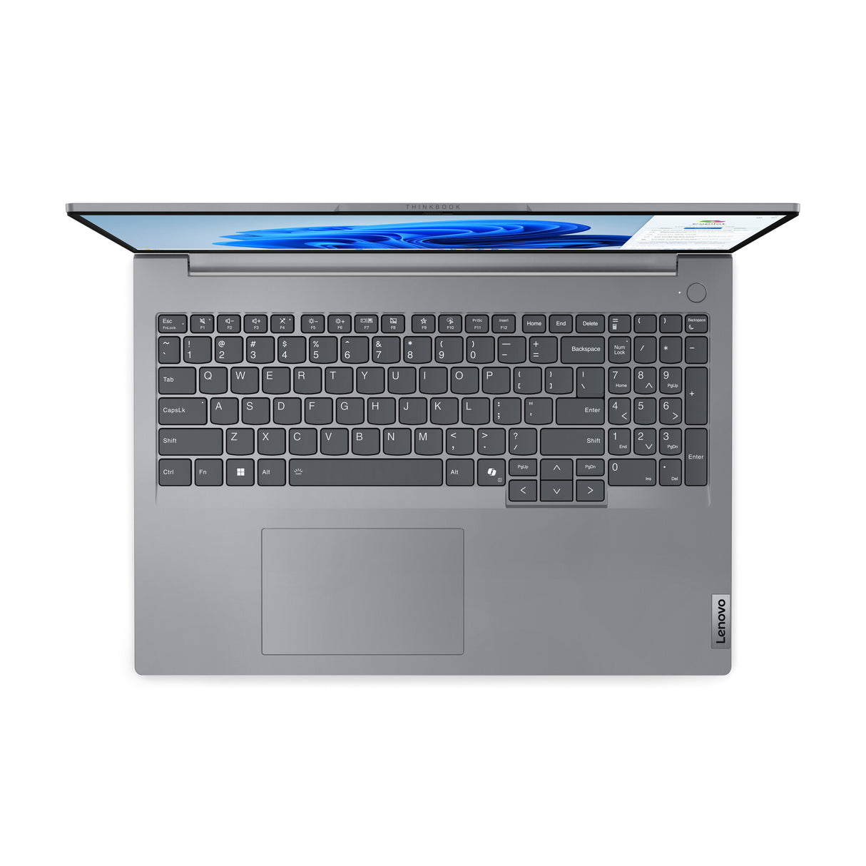 Lenovo ThinkBook 16 G7 ARP AMD Ryzen™ 7 7735HS Laptop 40,6 cm (16") WUXGA 32 GB DDR5-SDRAM 512 GB SSD Wi-Fi 6E (802.11ax) Windows 11 Pro Nordisk Grå