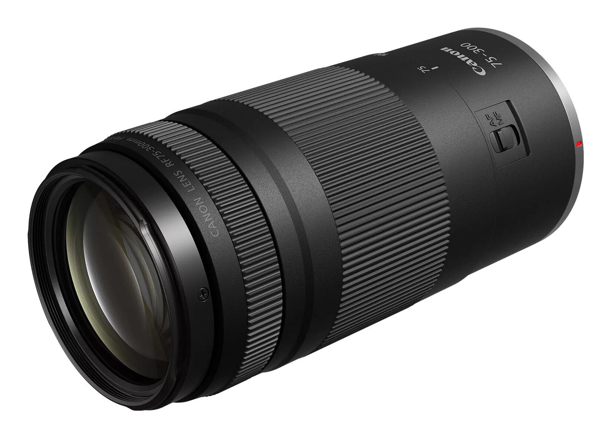 Canon RF 75-300 mm F4-5.6 Cropped frame(APS-C) camera Zoomlinse Sort