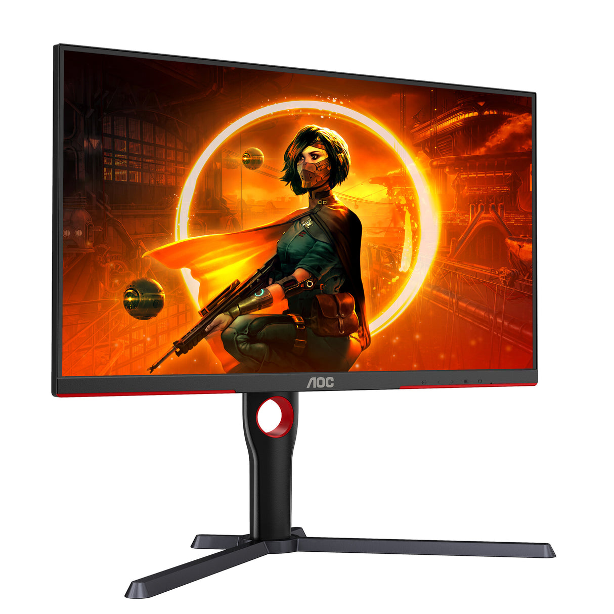 AOC G3 Q27G3XMN/BK computerskærm 68,6 cm (27") 2560 x 1440 pixel 2K Ultra HD LED Sort, Rød