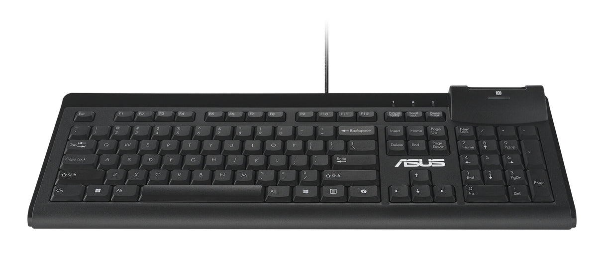 ASUS Smart Card Keyboard KU100 tastatur Hjemme/kontor USB Sort
