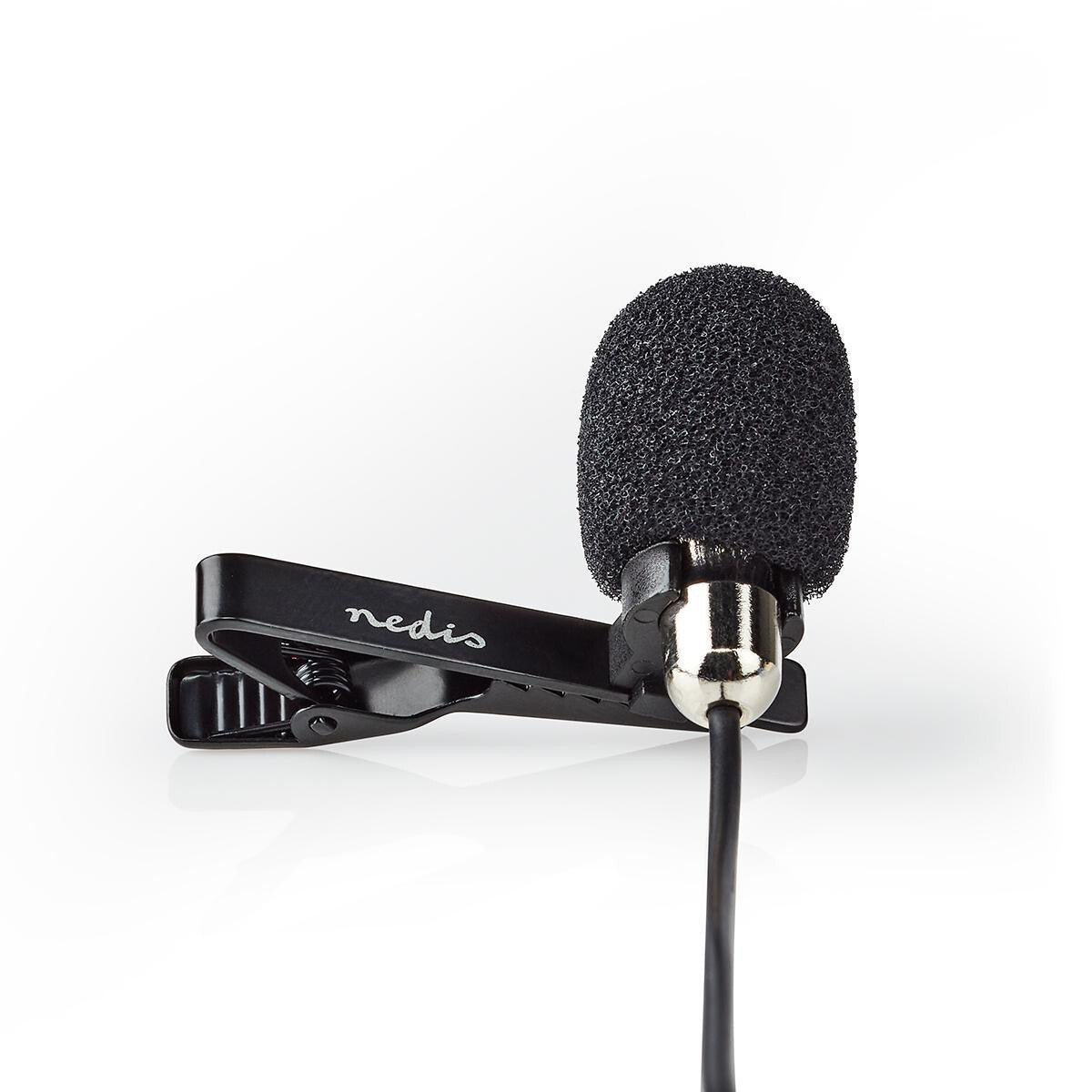 Nedis MICCJ105BK mikrofon Sort, Krom Clip-on mikrofon