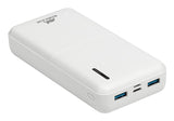 Rivacase VA2572 Lithium polymer (LiPo) 20000 mAh Hvid