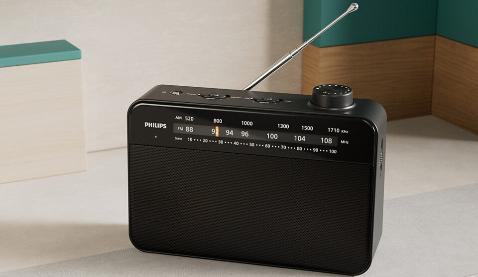 Philips TAR2509/10 radio Bærbar Analog Sort