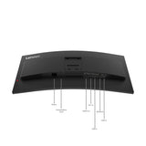 Lenovo ThinkVision T34WD-40 computerskærm 86,4 cm (34") 3440 x 1440 pixel Wide Quad HD LED Sort