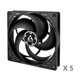 ARCTIC P14 Value Pack Computerkabinet Ventilator 14 cm Sort