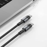 Tech-Protect 9319456606065 USB-kabel 0,25 m USB C 0,48 Gbit/sek. 100 W Grå
