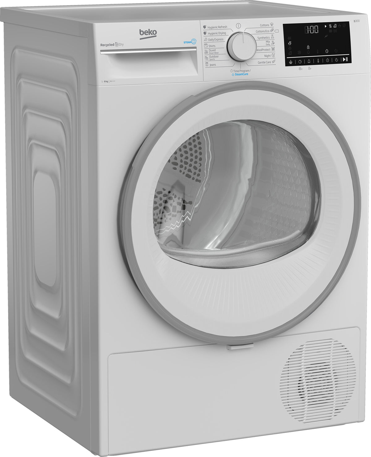 Beko B3T42242 tørretumbler Fritstående Front-læsning 8 kg Hvid