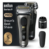 Braun Series 9 Pro+ 9565cc Wet & Dry Folie shaver Trimmer Metallic