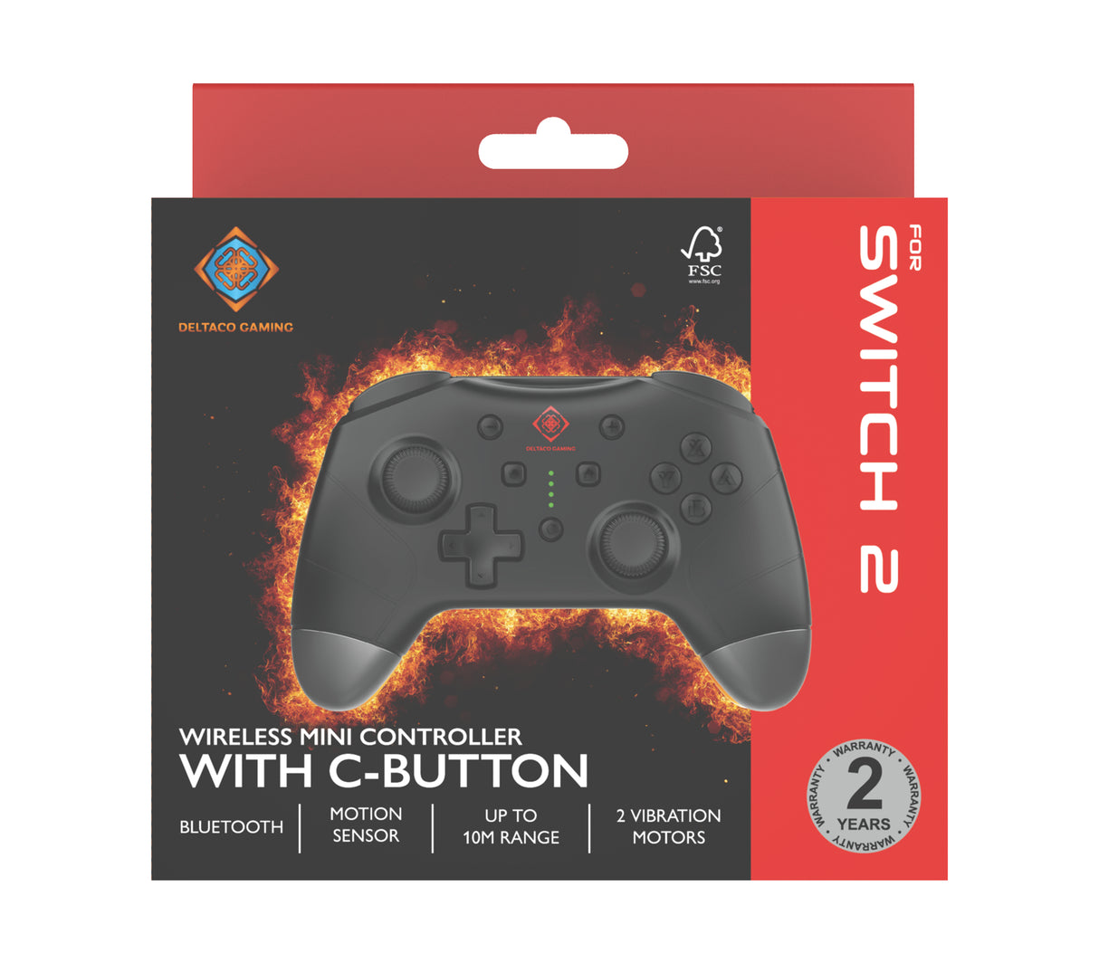 Deltaco Gaming mini controller Nintendo Switch/PC/Mobile/Tes