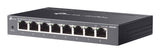 TP-Link Omada ES208G netværksswitch Administreret L2 Gigabit Ethernet (10/100/1000) Sort